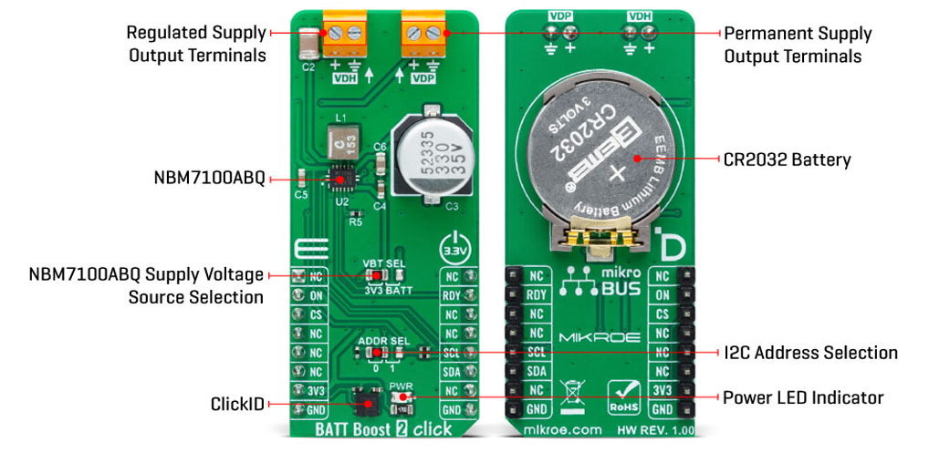 Mikroe BATT Boost 2 Click